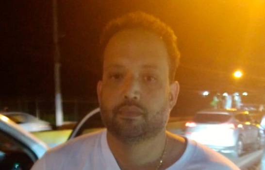 Juan Carlos Mosquea, al momento de su detención. (FUENTE EXTERNA)