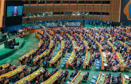 El presidente Joe Biden fue el primer expositor del martes (FUENTE EXTERNA)